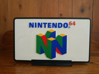 Nintendo 64 Store Display Sign - Rare Item 4