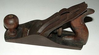 Antique Stanley Bailey 4 Wood Plane,  9 1/2 " Long,  Cracked - Parts Piece