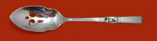Morning Star By Community Plate Silverplate Olive Spoon Pierced Custom 6 1/8 "