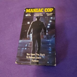 Maniac Cop Vhs Horror Rare Cult Video Slasher