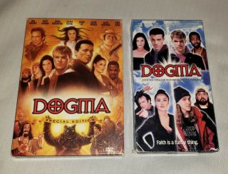 Dogma Special Edition Dvd - 2 Disc Set Rare Oop Kevin Smith,  W/slipcover And Vhs
