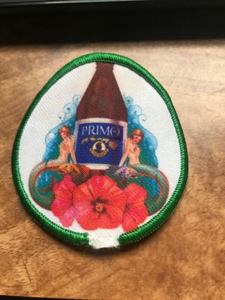 Vtg 70s 80s 3” Trucker Hat Iron On Patch Hipster Primo Beer Rare Art Bag Hawaii