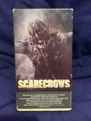 Scarecrows Vhs - 1988,  Horror,  Rare,  Oop,  &,