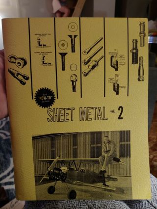 Eaa How - To Series Books - Sheet Metal Vol.  2 1968 Rare