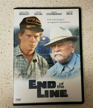 End Of The Line Dvd Rare Oop Kevin Bacon,  Wilfred Brimley 1987.  R1 Us