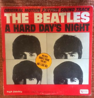 Ultra Rare Round Ringo Theme Hype Sticker The Beatles Hard Day 