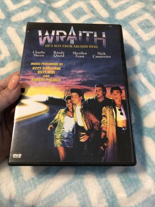 The Wraith Dvd  Rare And Oop Horror/scifi.  Charlie Sheen.