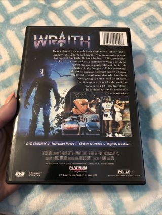 The Wraith DVD  Rare And OOP Horror/SciFi.  Charlie Sheen. 2