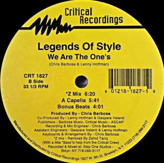 Legends Of Style – We Are The One’s ❤ RARE FREESTYLE 2