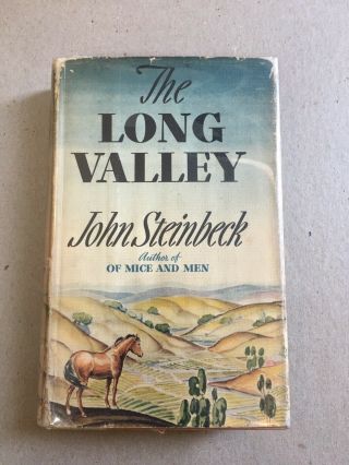 The Long Valley By John Steinbeck First Edition 1938 Viking Press Rare