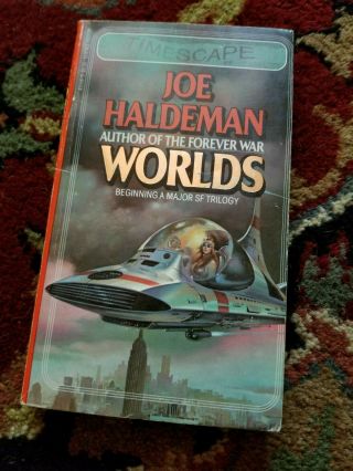 Joe Haldeman Worlds (1982) - Signed By Author Rare