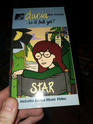 Daria Vhs Rare Mtv Home Video Is It Fall Yet? 90s Animation Classic Liquid Tv