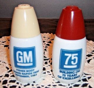 Rare General Motors Gm Fisher Body Grand Rapids Trim Sept 1983 Salt & Pepper