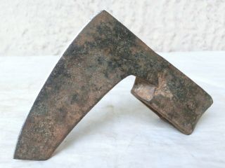 0.  84 Lbs/ 4 " Early Antique Hand Forged Wrought Axe Head Hatchet Old Tool 21