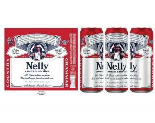 Rapper Nelly Budweiser Beer Can Tall Boy Limited Edition St Louis Exclusive Rare
