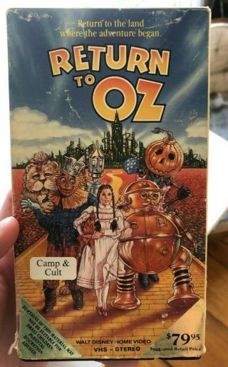 Return To Oz (1985) Vhs Rare Walt Disney Home Video Cult Fantasy Faiuza Balk