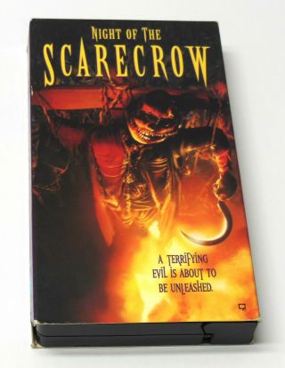 Night Of The Scarecrow 1995 Vhs Rare Oop Horror Vg Fast Ship