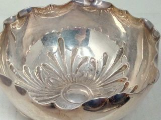 Small Antique Silver Plated Sugar Bowl By William Hutton