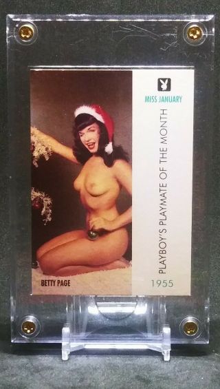 Betty Page 1993 Playboy Collector Card Miss January 1955 6 Rare
