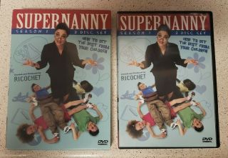 Supernanny Season 1 Dvd Box Set 3 Disc 2005 Jo Frost Abc Rare Region 1 Us