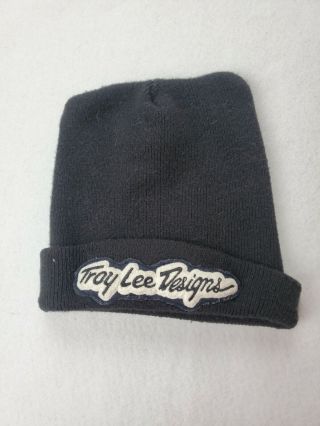Troy Lee Designs Tld Racing Signature Beanie Hat Black Rare