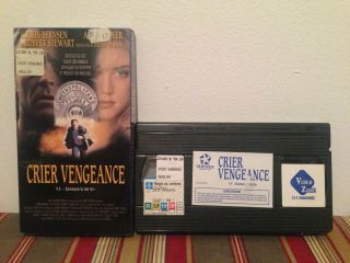 Someone To Die For/ Crier Vengeance Vhs Tape & Sleeve French Rare Rental