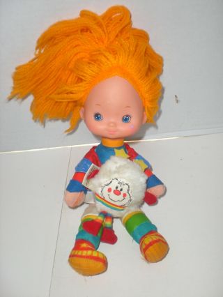 Vintage 1983 Rainbow Brite 10” Doll With White Sprite Hallmark Mattel