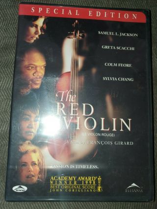 The Red Violin Dvd Le Violon Rouge Rare Oop Oscar Winner John Corigliano Girard
