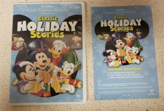 Walt Disneys Classic Cartoon Favorites - Classic Holiday Stories Dvd Rare Oop