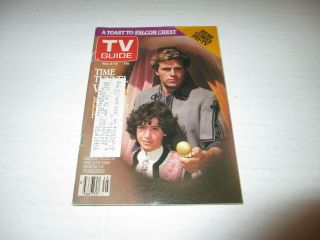 Jon - Erik Hexum Meeno Peluce Tv Guide Canada November 6 1980 Rare Toronto Edition