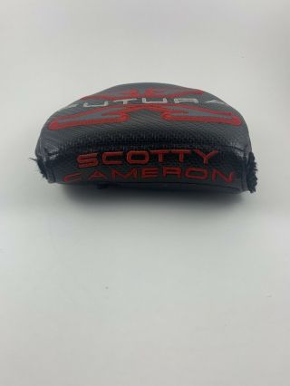 Titleist Scotty Cameron Futura X Black Red Putter Headcover Golf RARE 3