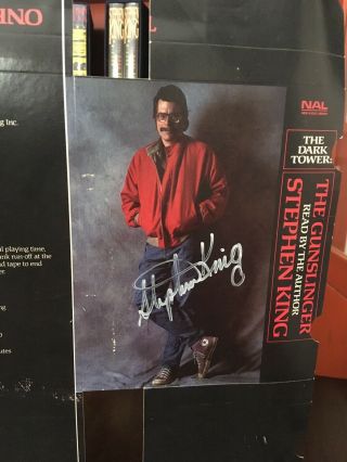 Rare Stephen King The Gunslinger Signed (unnumbered) Promo Audio Book Nal