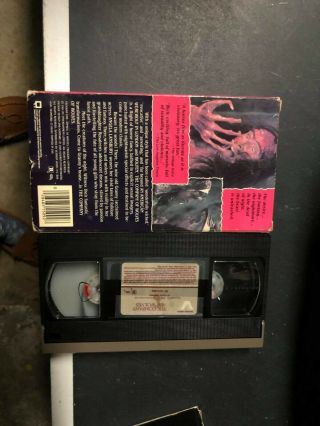 THE COMPANY OF WOLVES VESTRON HORROR SLASHER SOV VHS BIG BOX OOP RARE SLIP HTF 2