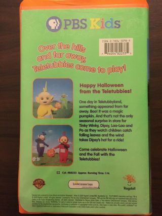 Teletubbies The Magic Pumpkin & Other Stories VHS Rare Halloween PBS 2