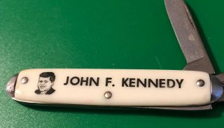 Rare Vintage 1960 John F.  Kennedy Campaign Souvenir Pocket Knife