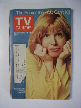 York Metro July 24 Tv Guide 1976 One Day At A Time Franklin Mary Tyler Moore