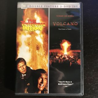The Towering Inferno [1974] / Volcano [1997] (dvd,  2006,  2 - Disc Set) Rare Oop