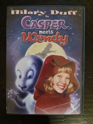 Casper Meets Wendy Dvd Out Of Print Rare Hilary Duff Family Classic Oop