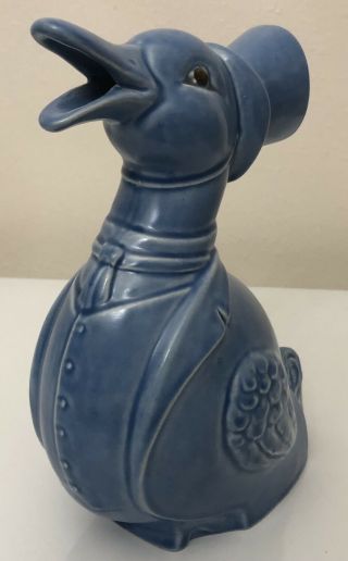 Extremely Rare Sylvac Blue Duck Goose Figurine 1158 Extremely Rare Blue Color