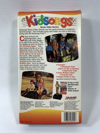 Kidsongs - Country Sing - Along (VHS,  2003) Educational Rare OOP 2