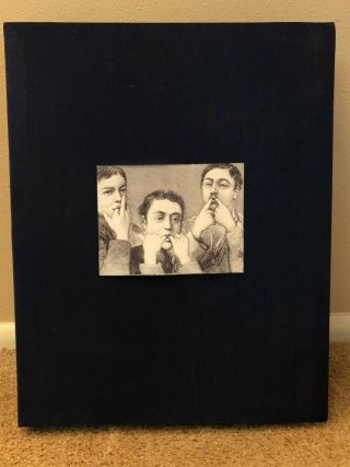 Rare Book " The Whistlers " Art Assemblage Art Shadow Box Book One Of A Kind