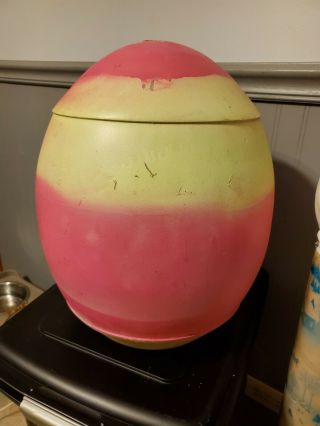 Vintage Rare Easter Egg Blow Mold - Normal Wear And Tear For Age.