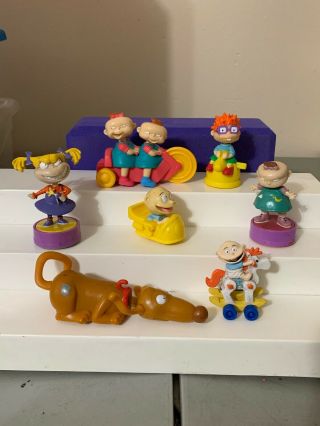 Vintage Rugrats Keepsake Tommy Pickles Spike Phil Lil Chuckie Toys 1998 Rare