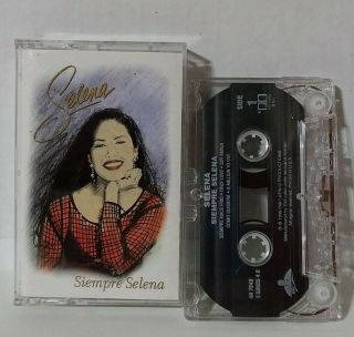 1996 Selena Siempre Selena Cassette Tape - Emi - Rare