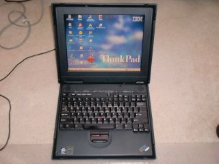 IBM ThinkPad A20m Laptop with Windows 95 Installed,  Built - in Floppy Drive,  Rare 2