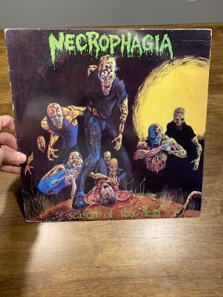 Necrophagia Season Of The Dead 1987 Renaissance Death Metal Lp Rare