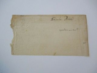 Antique Famous Autograph Museum Quality 18th Century Mystery Items Price Writer