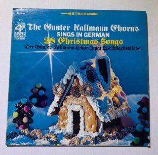 Rare The Gunter Kallmann Chorus Sings Songs In German Vinyl Record Lp 2721