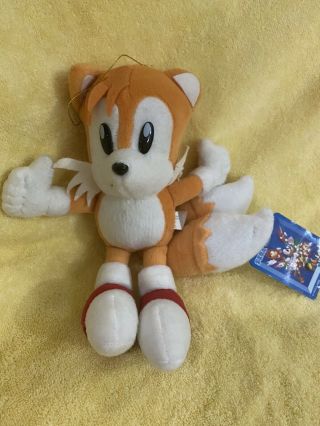 Rare Sega Sonic The Fighters Hedgehog Japan Tails Plush