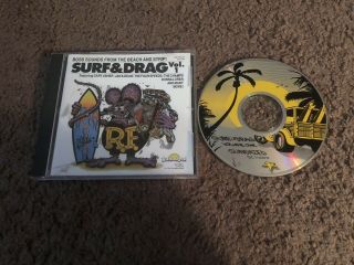 Surf & Drag,  Vol.  1 By Various Artists (cd,  1993,  Sundazed) Rare Oop